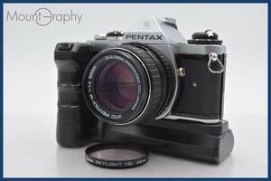 ★極上美品★ ペンタックス PENTAX ME + SMC PENTAX-M 50mm F1.4 + WINDER レンズフィルター付 同梱可 #tk2763