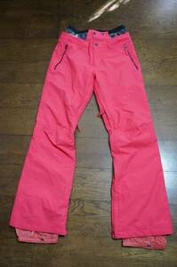 美品 女性用 BURTON バートン スノーボードウエア WZ SOCIETY PANT ソサエティパンツ サイズM ピンク*VOLCOMnomisWM686sessions