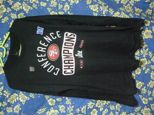 San Francisco 49ersファンへ！！★Faratics San Francisco 49ers cotton長袖Tシャツ ★XL（海外サイズ）★新品！