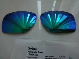 ★オークリー サイラス 用 カスタム偏光レンズ Polarized 新品　Oakley SYLAS Sunglasses GREEN