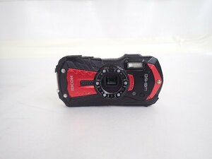 RICOH リコー WG-60 防水デジタルカメラ デジカメ レッド ∴ 6DDB7-1