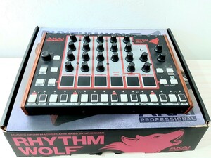 すぐ発送！お買い得！AKAI アカイ Rhythm WOLF ドラムマシン リズムマシン　アナログマシン　アダプター欠品