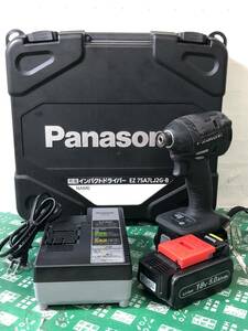 中古品 電動工具 パナソニック Panasonic 充電インパクトドライバー EZ75A7LJ2G 18V 14.4V 電動ドライバー バッテリー付 ITDAH3UE6JCO