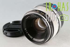 Canon 35mm F/1.8 Lens for Leica L39 #50614F4