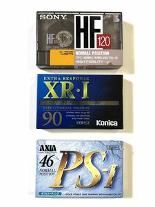 各種 ソニー AXIA Konica ノーマルポジション カセットテープ 新品 未開封 自宅保管品