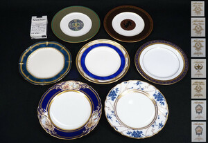 《SS》コレクター収集品 Noritake ノリタケ プレート ７枚 FOXBORO ＡＮＴＩＱＵＩＴＹ ALABANZ