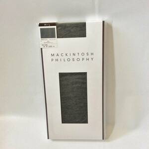 新品　MACKINTOSH PHILOSOPHY　ストライプ　タイツ　カクタスグリーン