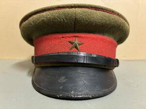 旧日本軍 大日本帝国 陸軍 軍帽 帽子 当時物 貴重希少品