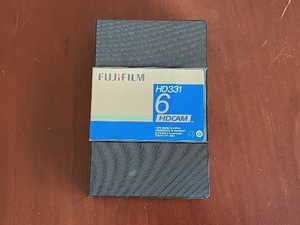 FUJIFILM HD331 HDCAM TAPE テープ 6分 使用済 フジフィルム TAPE MADE IN JAPAN ASSEMBLED IN GERMANY by FUJIFILM Corp TOKYO 107 0052.