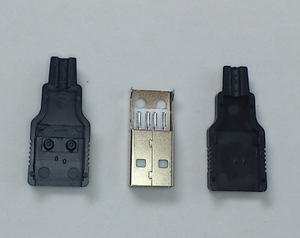 USB　TypeA（４ピン）　オス 　DIY キット