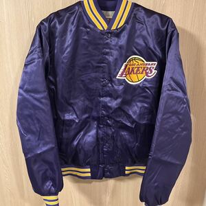 ◆オススメ◆USA製 90s STADIUM CLUB LOS ANGELES LAKERSスタジャン　サイズL