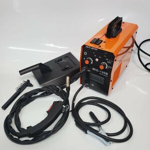 新型　軽量コンパクト　MIG１３０ＢーIGBT 　電圧100V/200V通用　インバーター半自動溶接機MIG/ 50/60HZ 　ノンガスワイヤー