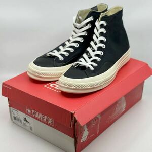 【 レア 希少 】防水 Converse Chuck 70 HI コンバース チャックテイラー CT70 レザーパッチ スニーカー ブラック オールスター 