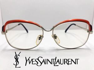 【ビンテージ】Yves Saint Laurent サーモント サンプラチナ製 メガネ/サングラス