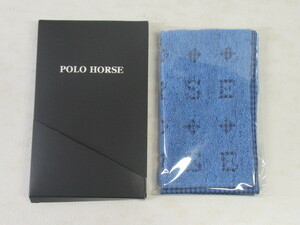 ◆100.POLO HORSE ポロホース タオル ハンカチ/未使用品