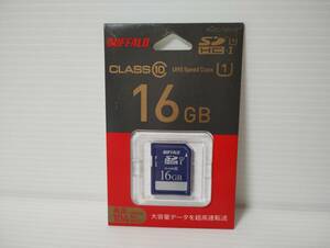 未使用・未開封品　16GB　BUFFALO　SDHCカード　SDカード　メモリーカード