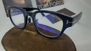 トムフォード 眼鏡 ブルーカットレンズ 新品 税込 送料無料 TF5861-D-B 001 ブラックカラー