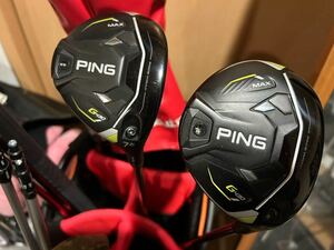 ping.G430.MAXフェアウェイウッド。FW,5番、7番セット。ping tour2.0chrome75,フレックスR使用少ない美品