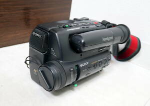 ▲(R512-B133)現状品 SONY Handycam CCD-TR55 ビデオカメラ Video8 ソニー ハンディカム 8ミリビデオカメラ 部品取り