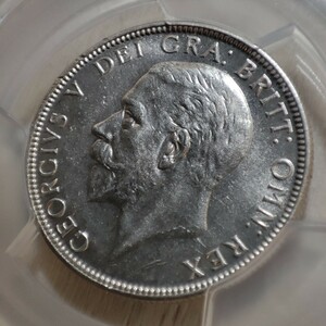 準々最高鑑定 PCGS MS63 1929 イギリス フローリン 銀貨 PCGSゴールドシールドスラブ アンティークコイン モダンコイン