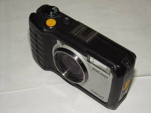 ●中古 コンパクトデジカメ リコー Ricoh Ｇ６００◆光学5倍ズーム◆防水防塵耐衝撃◆単四電池対応◆動作確認済●