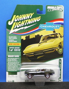 1/64 ジョニーライトニング 1967 Chevy Corvette 427 シェビー コルベット グリーン