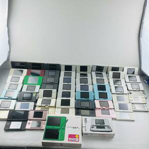 89【ジャンク／48台セット】ニンテンドー 初代DS DSライト DSi DSILL本体 まとめ ブラック 黒 ホワイト 白 ブルー 水色 ピンク 赤 レッド 