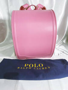 ◎★新品未使用★POLO Ralph Lauren　ランドセル　ピンク　フローラルコレクション　横20 縦35 幅26cm【POLO/ランドセル】D63B