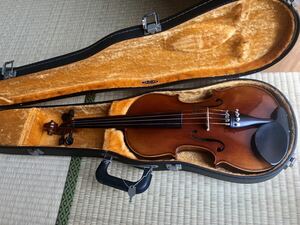ドイツ製 フルサイズ バイオリン 4/4 虎杢 ヴァイオリン ケース付き