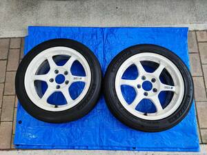 SSR TYPE-C 5穴 PCD114.3 8J オフセット+45 中古2本