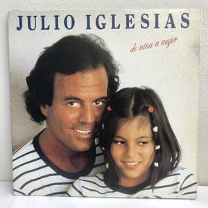 [中古] LPレコード「Julio Iglesias：De Nina A Mujer」 フリオ・イグレシアス 33 1/3rpm 音楽 レトロ