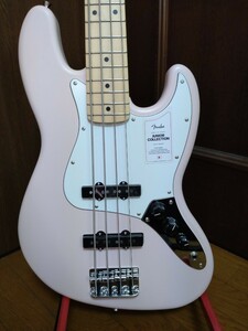 Fender Made In Japan Junior Collection Jazz Bass Satin Shell Pink ジャズベース バスウッドボディ メイプルネック メイプル指板 30inch