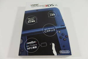 ◆極美品 Nintendo 任天堂 Newニンテンドー3DS LL 本体 メタリックブルー