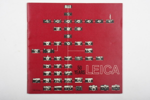 ※ 貴重 レア Leica ライカ catalog カタログ Leica 50years ライカ50周年 List 100-19 Engl printed in W-Germany 4652