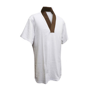 ■紳士用 和装肌着■ 綿 Tシャツ半襦袢 半袖 LLサイズ ot-101（５茶）