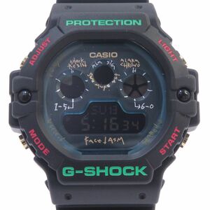 160s CASIO カシオ G-SHOCK FACETASM コラボレーションモデル DW-5900FA-1JR クオーツ 腕時計 ※中古