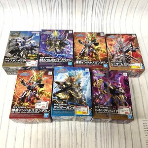 m001L X(100) 226. 未組立 SDガンダム ワールドヒーローズ 7体 信長 エピオン ダークマスク Mk-3 GP04 インパルス レジェンド キュベレイ