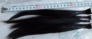 20代　約25cm 約20g　髪束 髪の毛【1415】