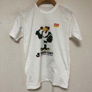 ビンテージ 90s 読売ヴェルディ　サッカーTシャツL当時物　袖裾シングルステッチ