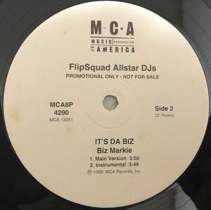 US PROMO ONLY / FLIPSQUAD ALLSTAR DJS / BIZ MARKIE - IT
