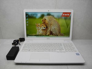 ☆1円☆第6世代☆富士通☆LIFEBOOK☆AH53/X☆高解像度1920×1080☆Core i7 2.60Hz/8GB/1TB/BD/無線/Bluetooth/カメラ/Office/DtoD領域☆