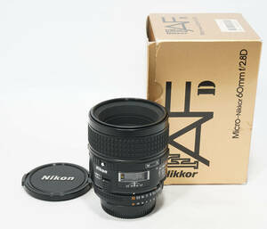 即決 ニコン Nikon AF Micro 60mm F2.8D 箱付き