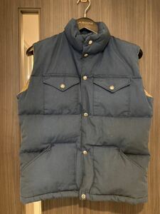 THE NORTH FACE ダウンベスト ノースフェイス ブルー系 80s Sサイズ