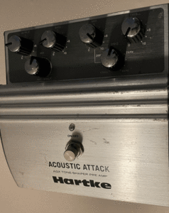 Hartke Acoustic Attack Tone Shaping Pre amp Pedal ハートキー アコースティック アタック アンプ ペダル 楽器 ギター