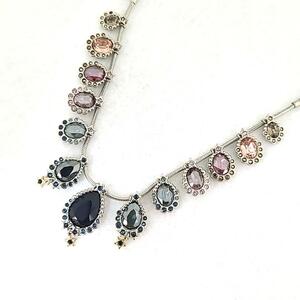 ★【極美品】　スワロフスキー　ラインストーン　ネックレス SWAROVSKI ネックレス ペンダント ラインストーン レディース