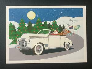 クリスマスカード　1941 Chevrolet 同柄２枚セット