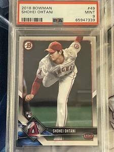 2018 Topps Bowman 大谷翔平 RC エンゼルス PSA 9