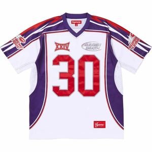 新品 Supreme 24SS Sudden Death Football Jersey シュプリーム サドンデス フットボール ジャージー White ホワイト 白 L Large