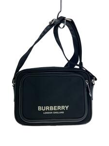 BURBERRY LONDON◆ショルダーバッグ/PVC/BLK/無地/8049094