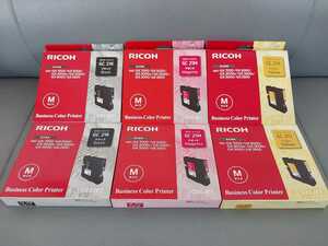 リコー/RICOH GXカートリッジ GC21K/GC21M/GC21Y　各２個　 IPSIO GX7000/5000/3000/2500用　推奨使用期限切れ